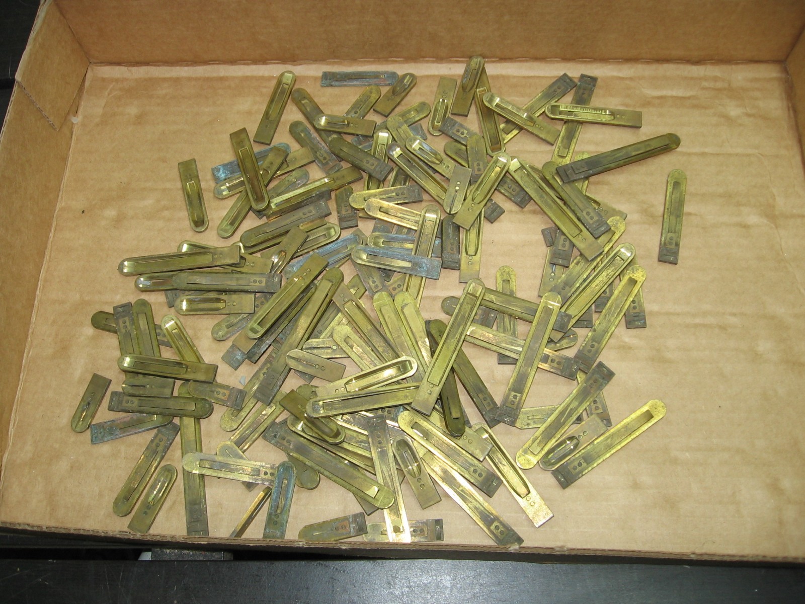 146 Antique Brass Reed  Set From An Adler Pump Organ