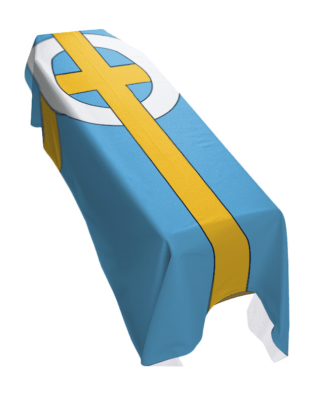 Isle of Skye Coffin Drape Flag - Premium Quality Made To Order in the UK