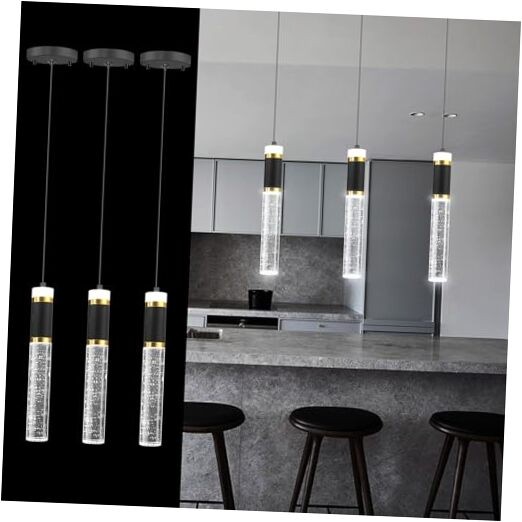 Pendant Lighting for Kitchen Island Mini Chandeliers Crystal Dining 3-packs