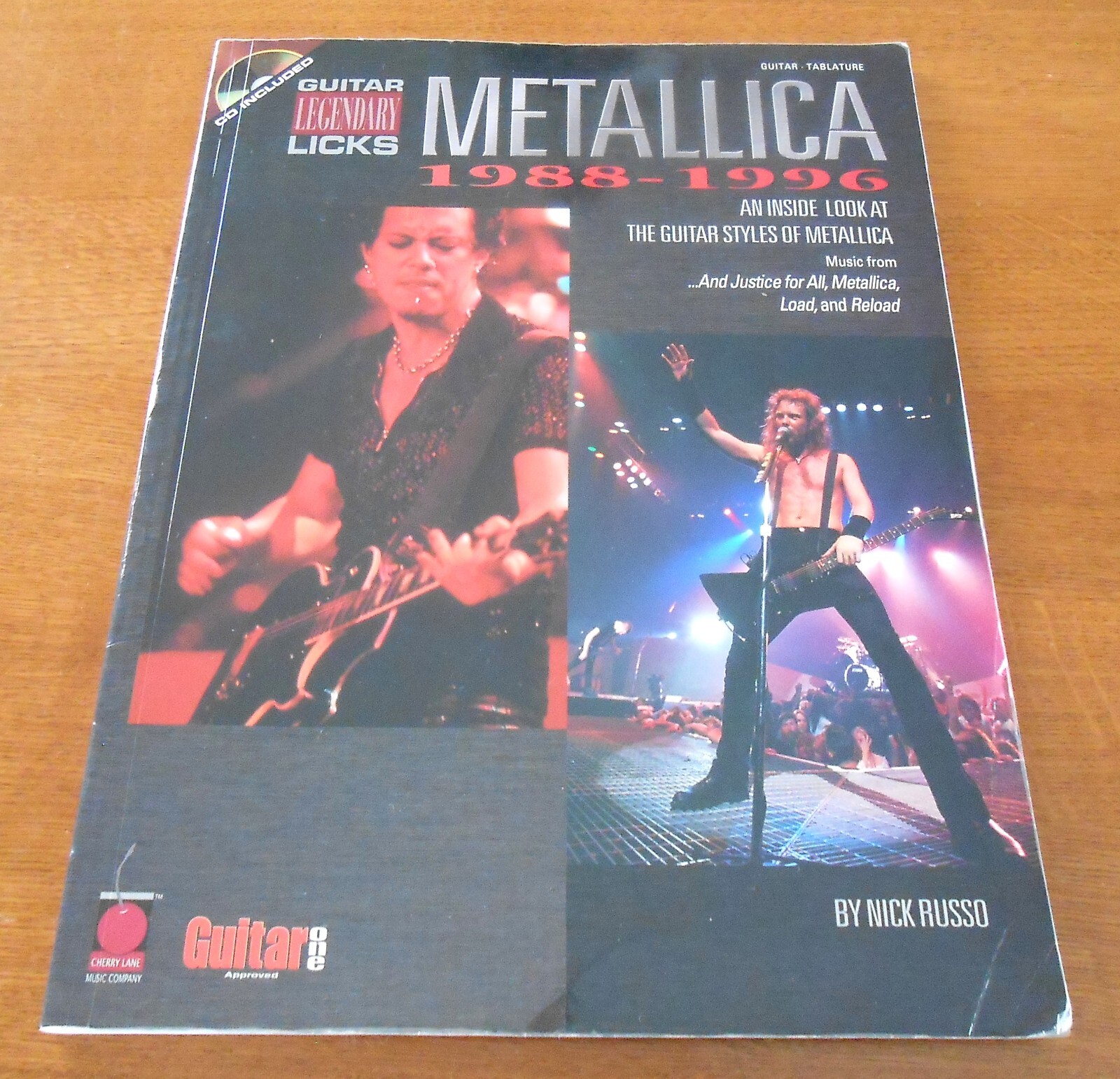 Metallica – Legendary Guitar Licks 1988-1996 By: Nick Russo Cherry Lane Music Co
