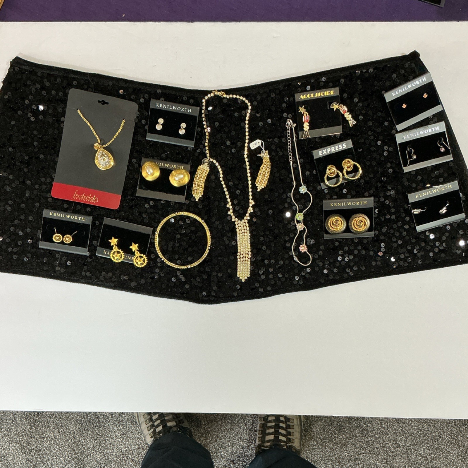 Kenilworth Frederick's Express Accessory Jewelry Lot Earrings Bracelets 14pcs