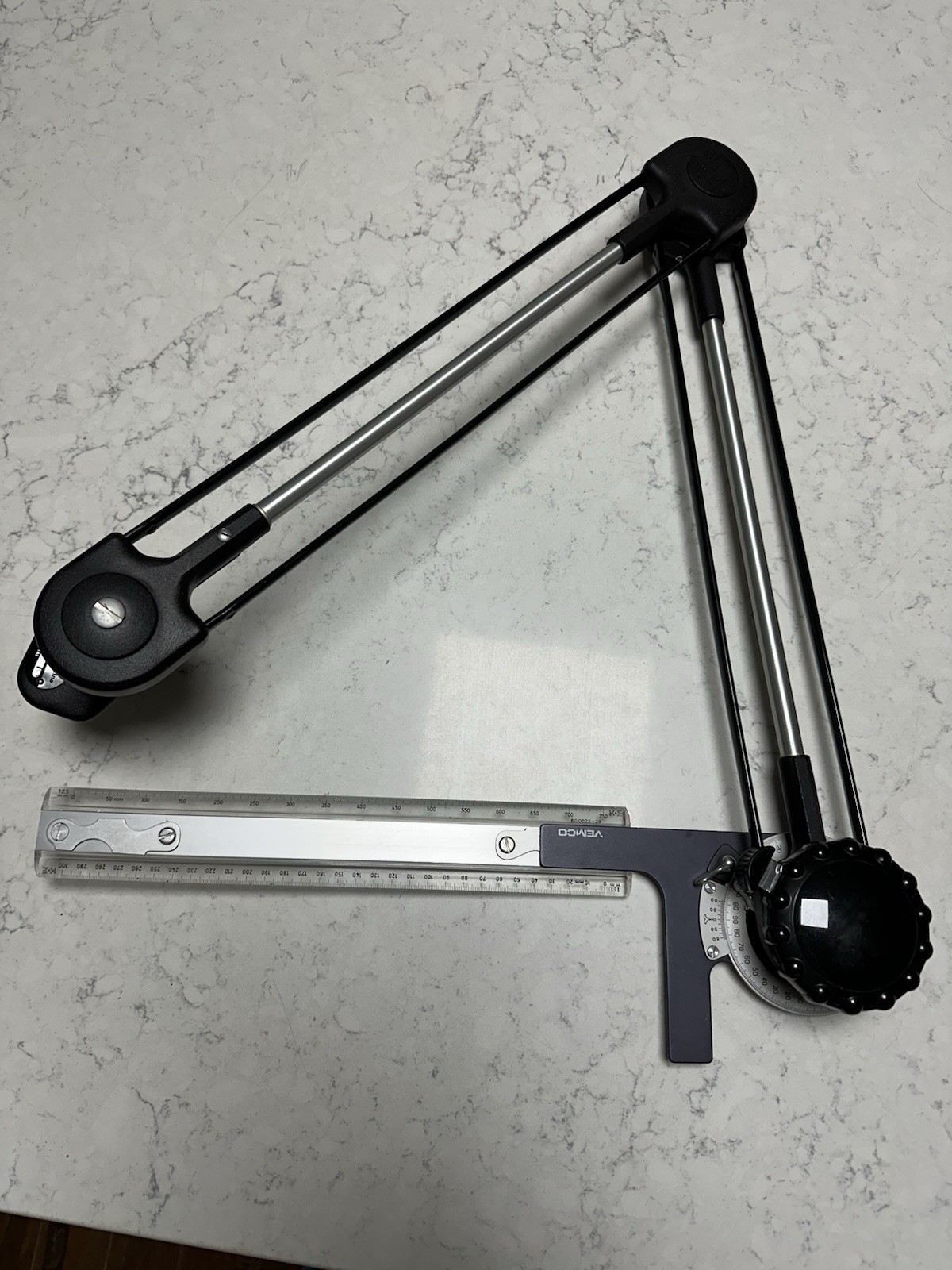 VEMCO 3300/18 Mechanical Drafting Arm Machine 18” w/ KE 300mm Scale USA