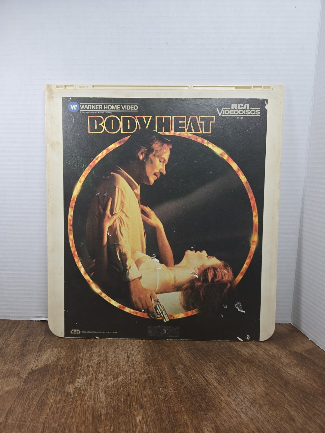 Body Heat Vintage CED Movie VideoDisc Selectavision, Kathleen Turner, Tested 