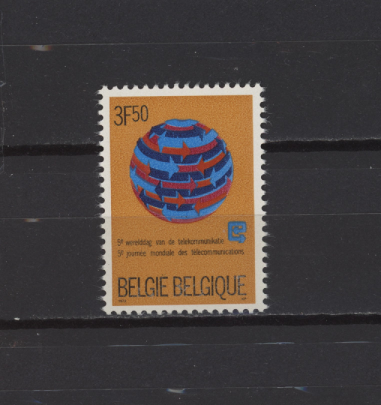 s57703 BELGIUM MNH 1973 World telecommunication day 1v # 1665
