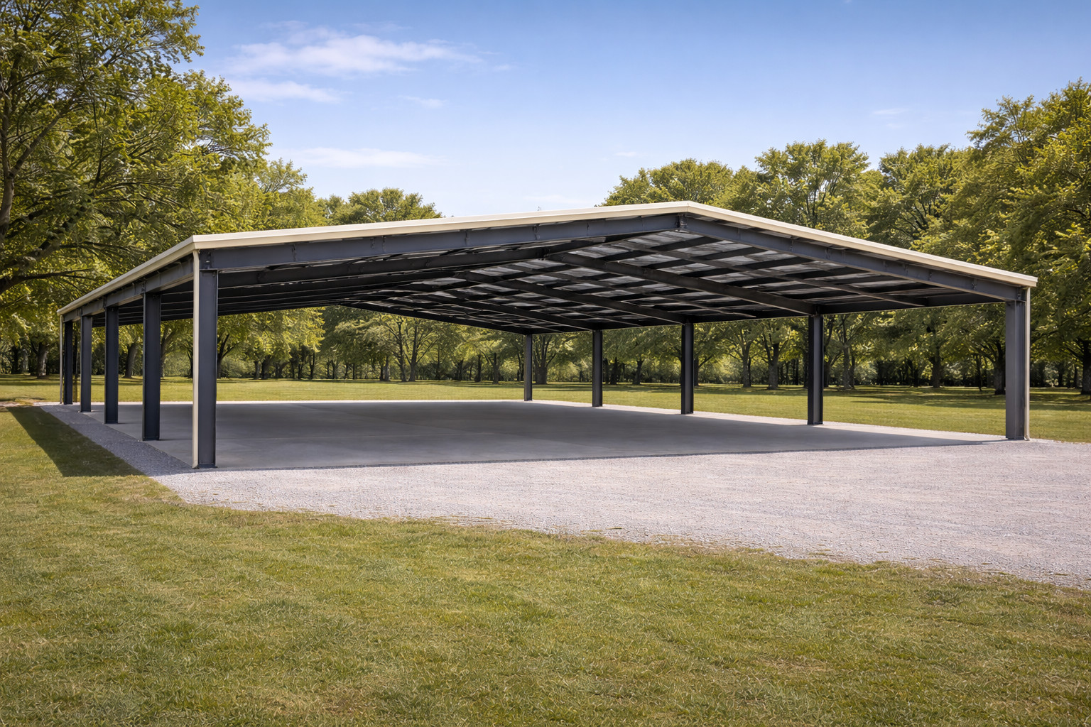 75x100x20 Steel Building Kit | Rigid Frame I-Beam | Commercial Grade