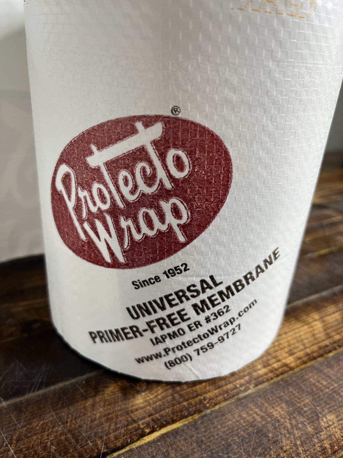 Protecto Wrap Universal Primer-Free Membrane 6" x 50' Waterproofing Tape New