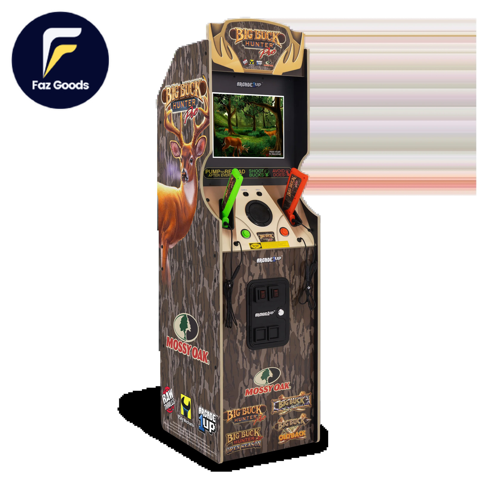 Big Buck Hunter Mossy Oak Deluxe Arcade Machine