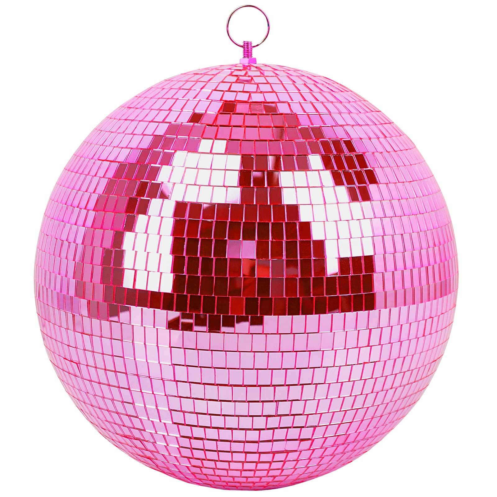 Mirror Ball for Disco DJ Club Party Wedding Home Decor, 12 Inch Disco Ball wi...