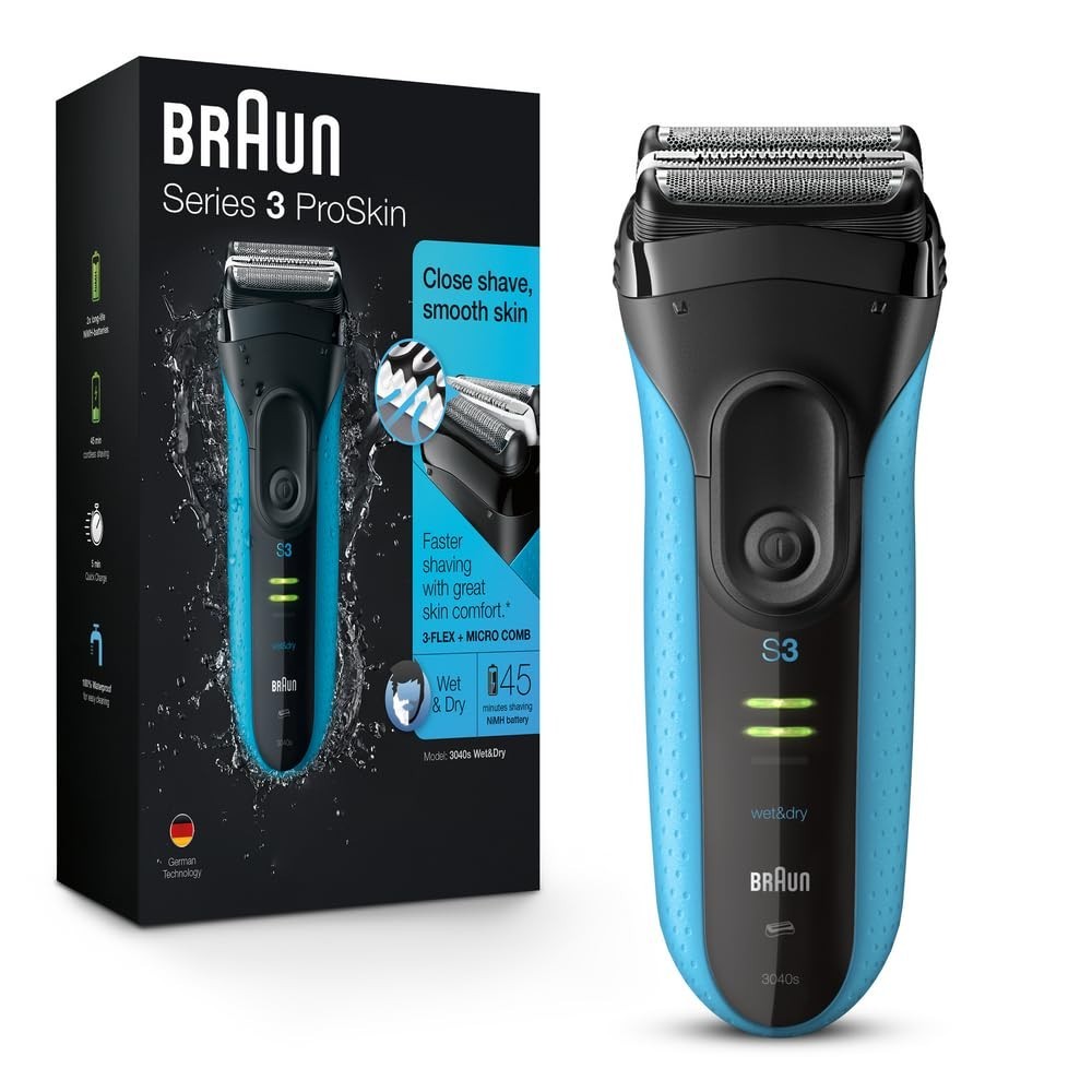 Braun Series 3 ProSkin 3040s Wet Dry Electric Shaver