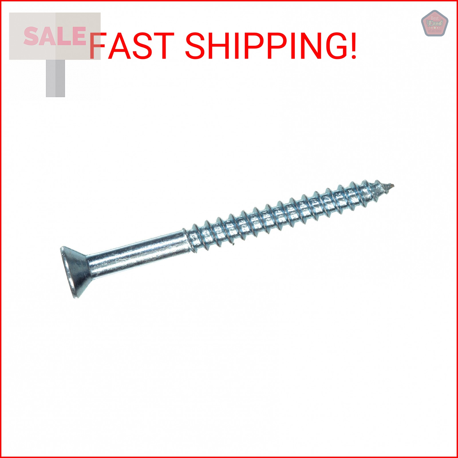 The Hillman Group 40024 - 6 x 1-1/4-Inch Flat Head Phillips Wood Screw (100-Pack