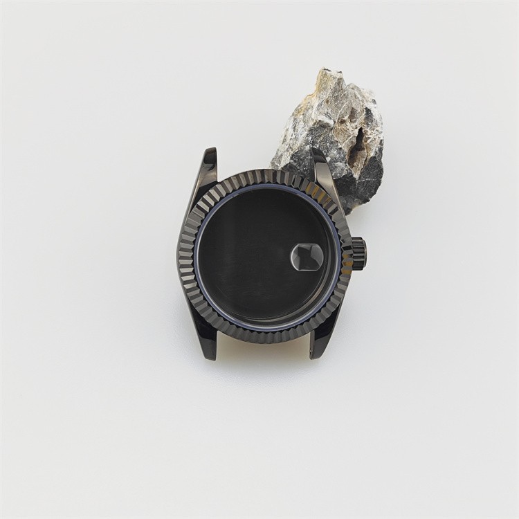 Stainless Steel 31mm Watch Case Synthetic Sapphire Mirror For NH05 Movement