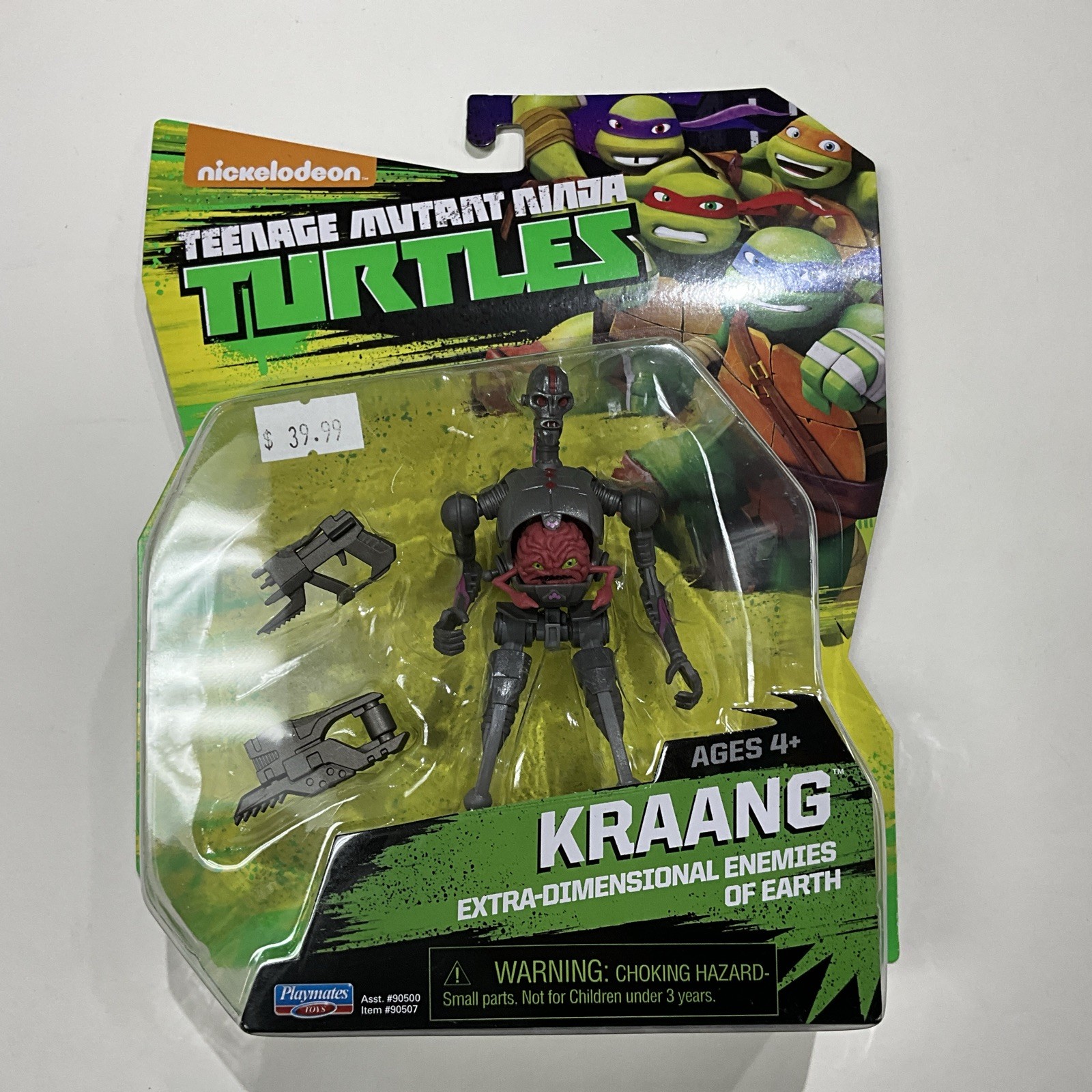 Teenage Mutant Ninja Turtles KRAANG Action Figure Playmates 2012 New Sealed