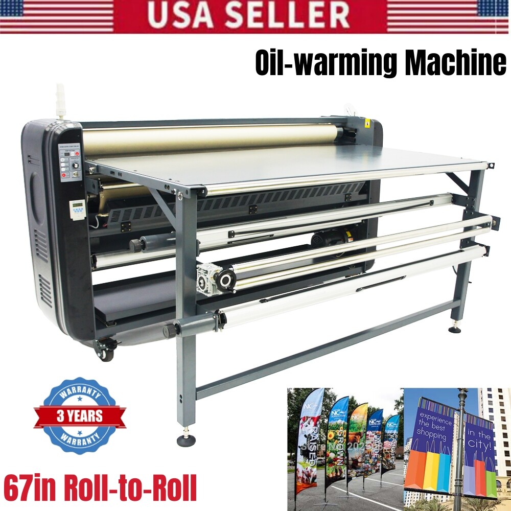 QOMOLANGMA 67in Roll-to-Roll Large Format Sublimation Heat Transfer