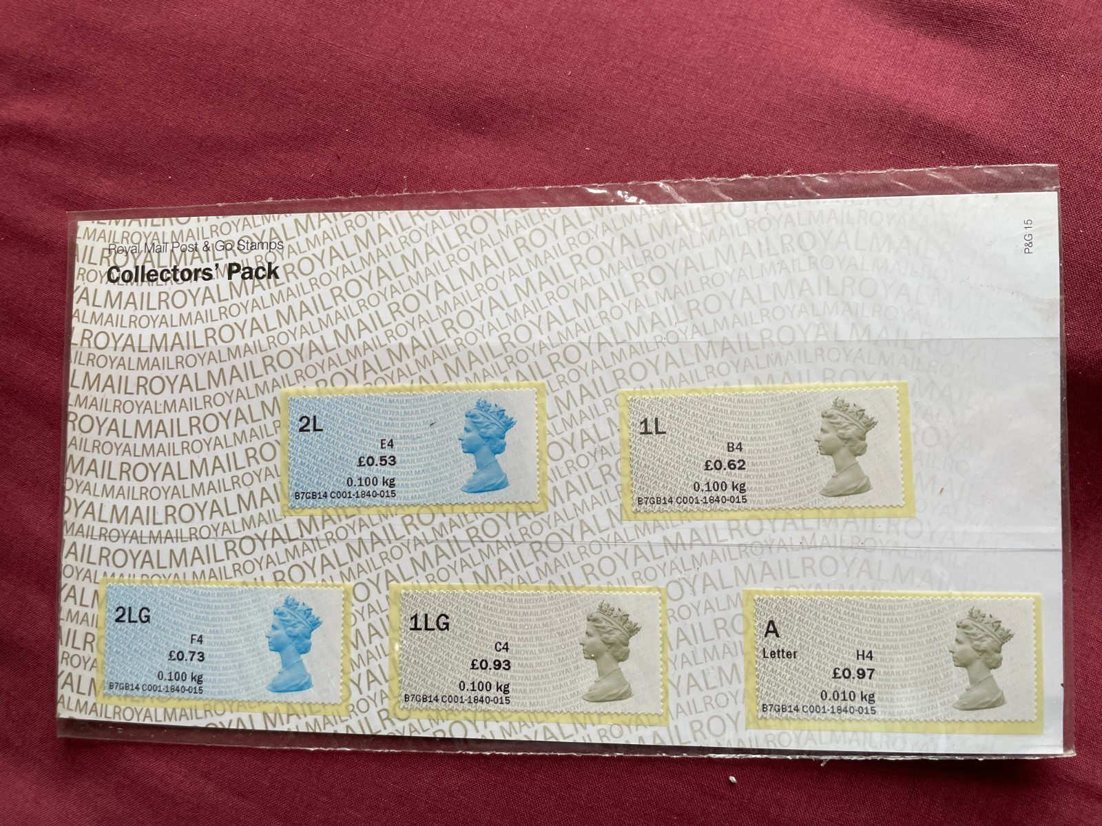 GB STAMPS COLLECTORS PACK P & G 15 MNH