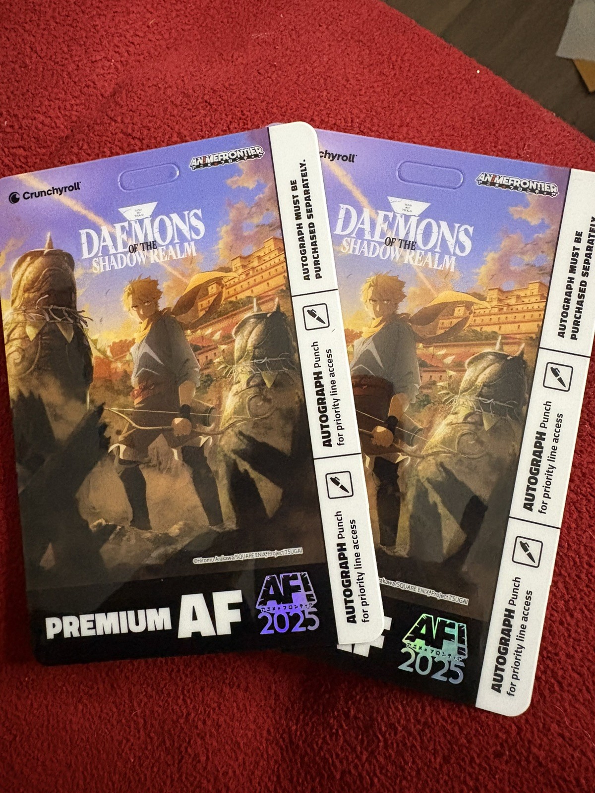 Fort Worth Anime Frontier VIP  Badges