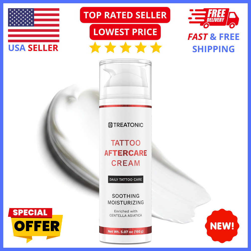 Tattoo Recovery Balm Healing Moisturizer Protect Fresh Ink Color Care