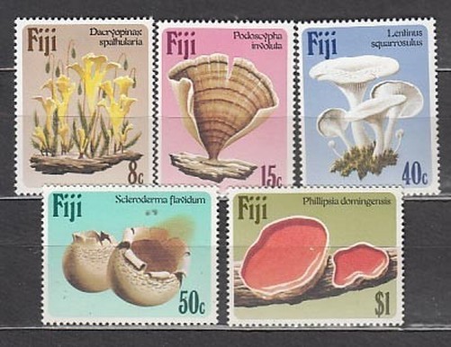 Fidji - Mail Yvert 493/7 ** Mnh Flora. Mushrooms