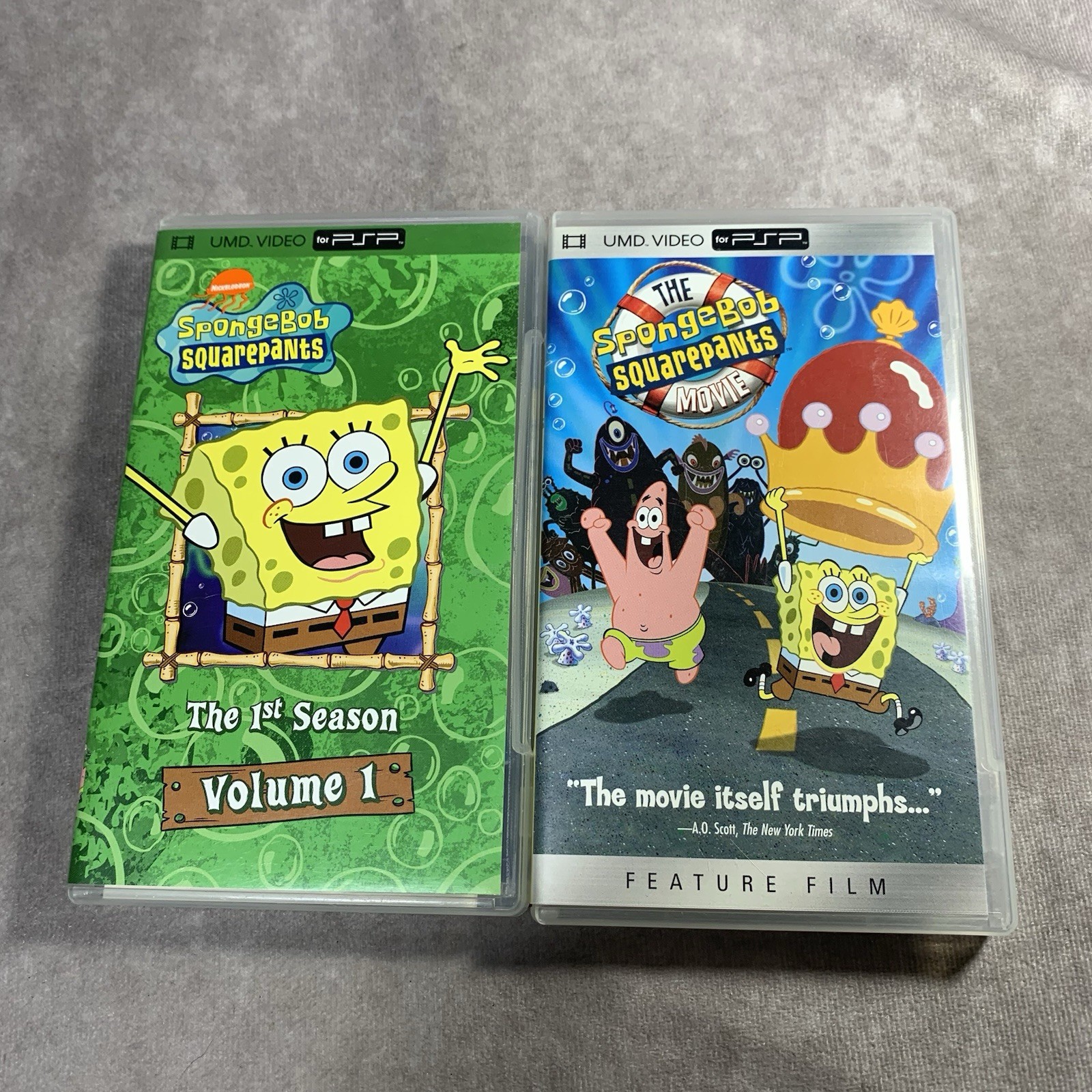 The Spongebob Squarepants Movie and Season One UMD Sony PSP 
