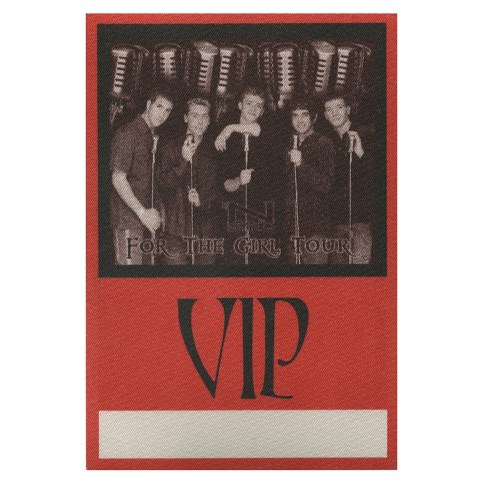 NSYNC 1997 For the Girl Concert Tour VIP Backstage Pass
