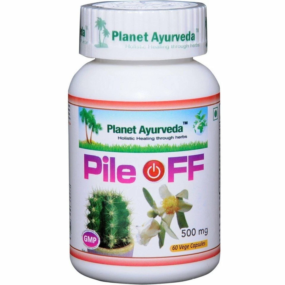 Planet Ayurveda Pile off Capsules - 60 Capsules
