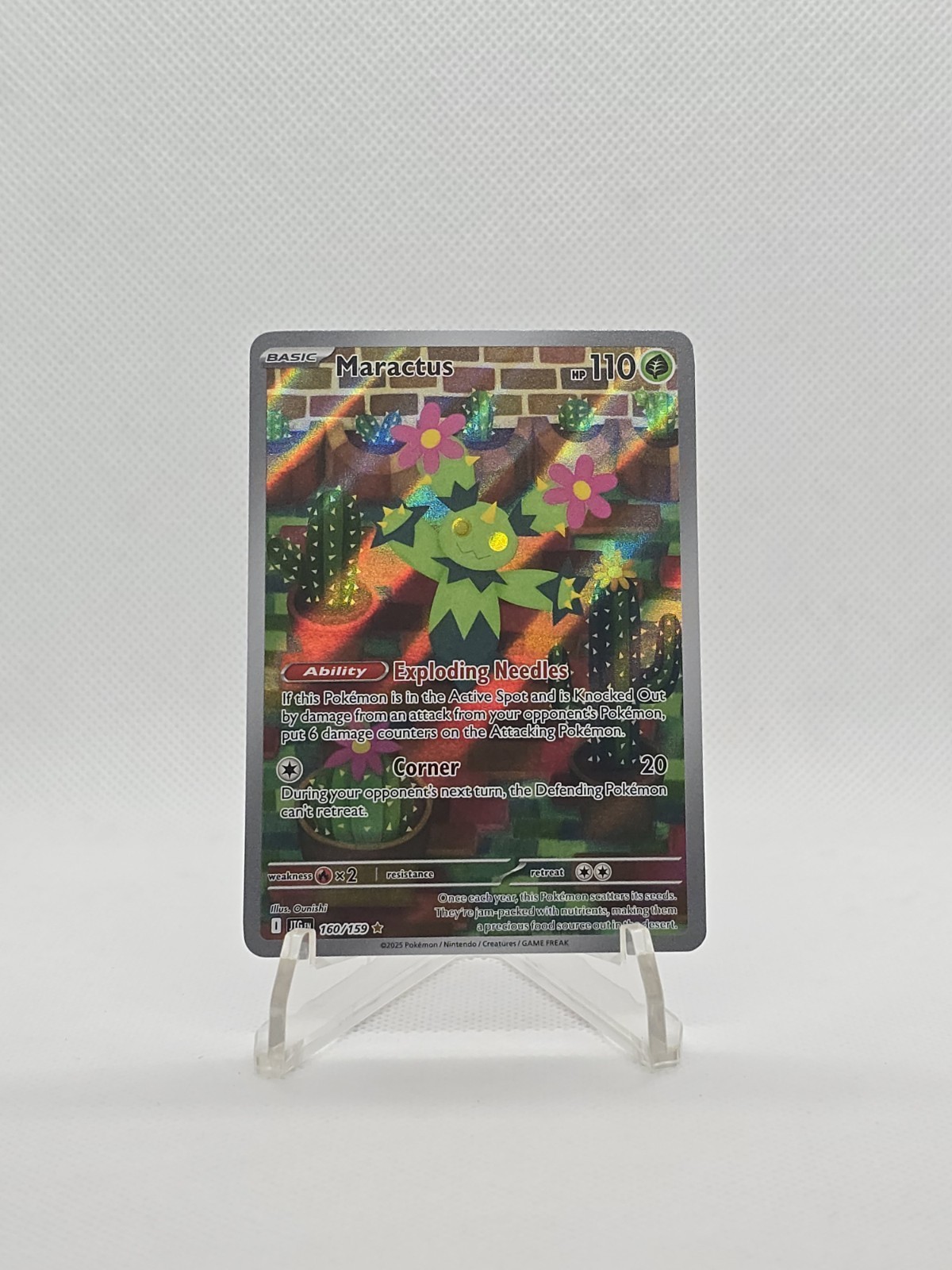 Maractus 160/159 Illustration Rare Pokémon Journey Together