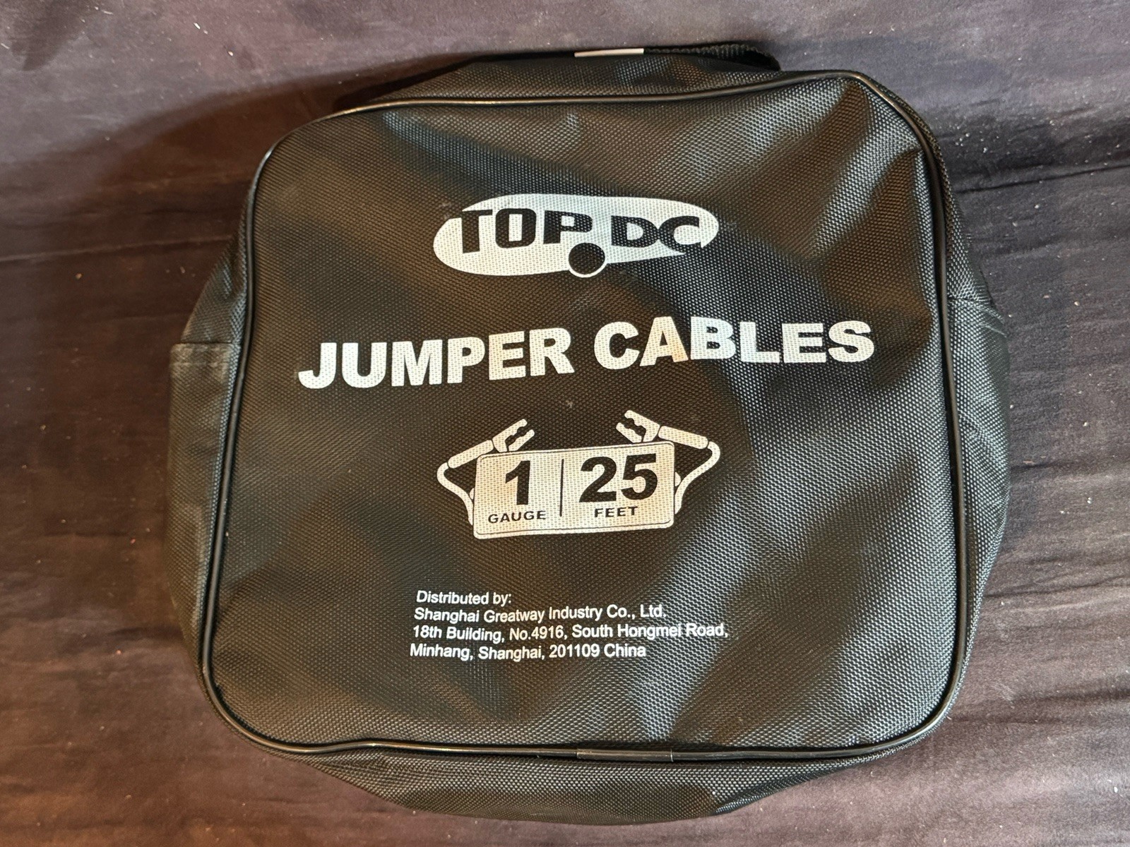 Top DC -- 1 Gauge 25 Feet Automotive  Jumper Cables