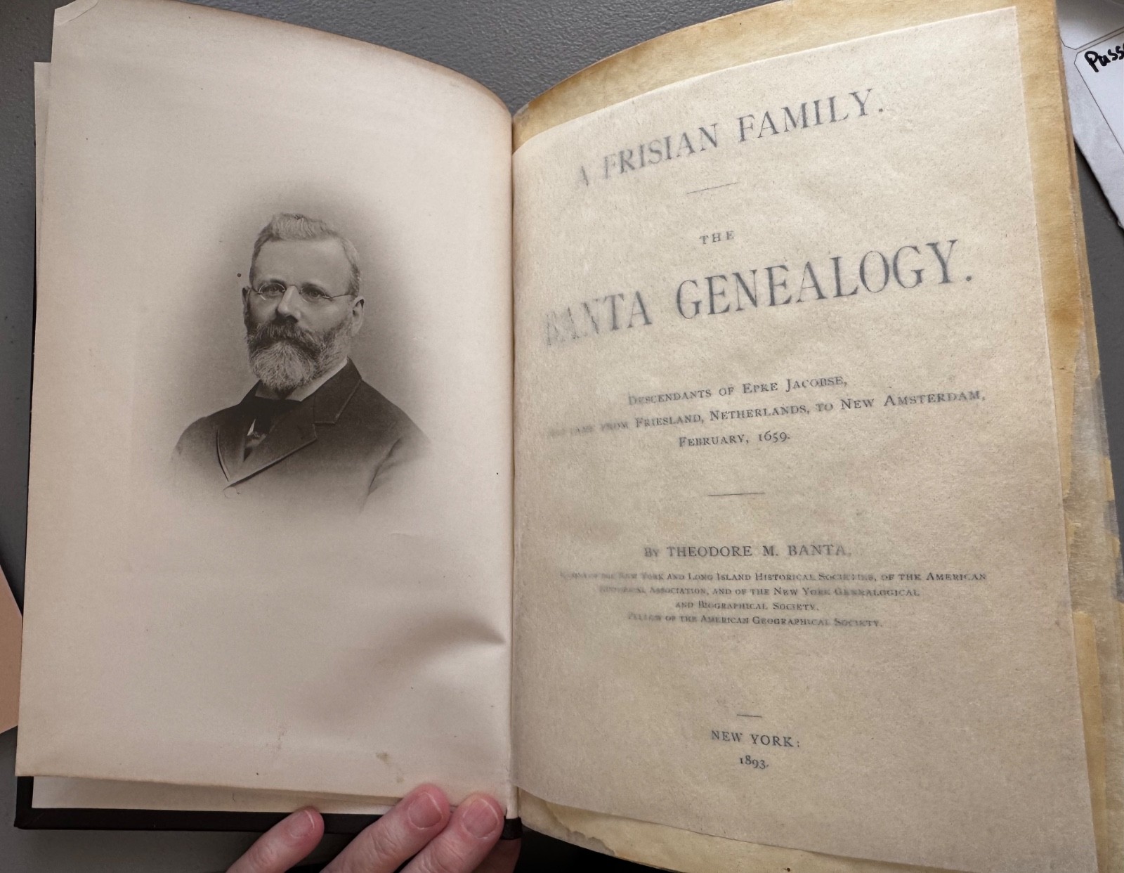 Frisian - The Banta Genealogy : Descendants of Epke Jacobse, Who Cam..., 1893