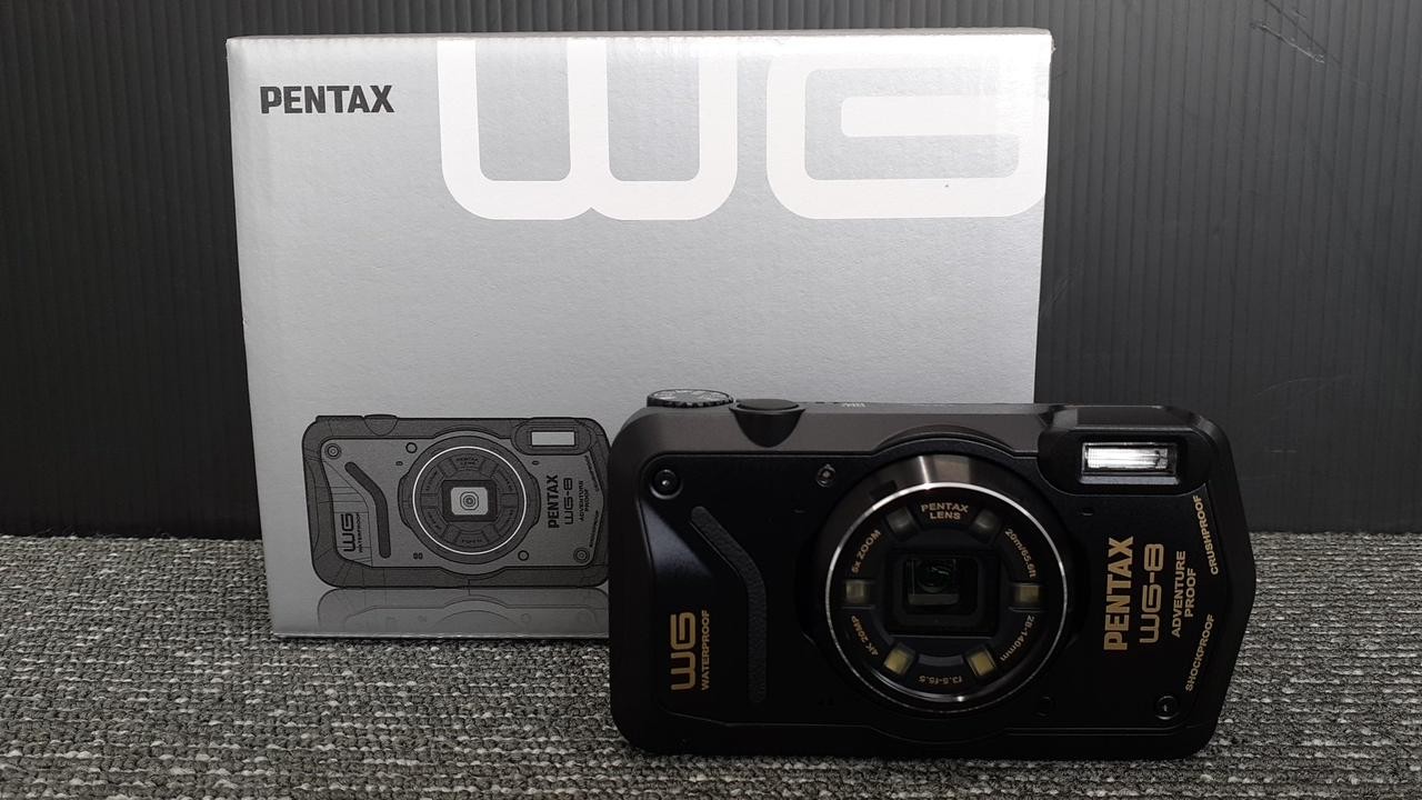 Pentax WG-8 Compact Digital Camera 20MP 5x Zoom Used From Japan