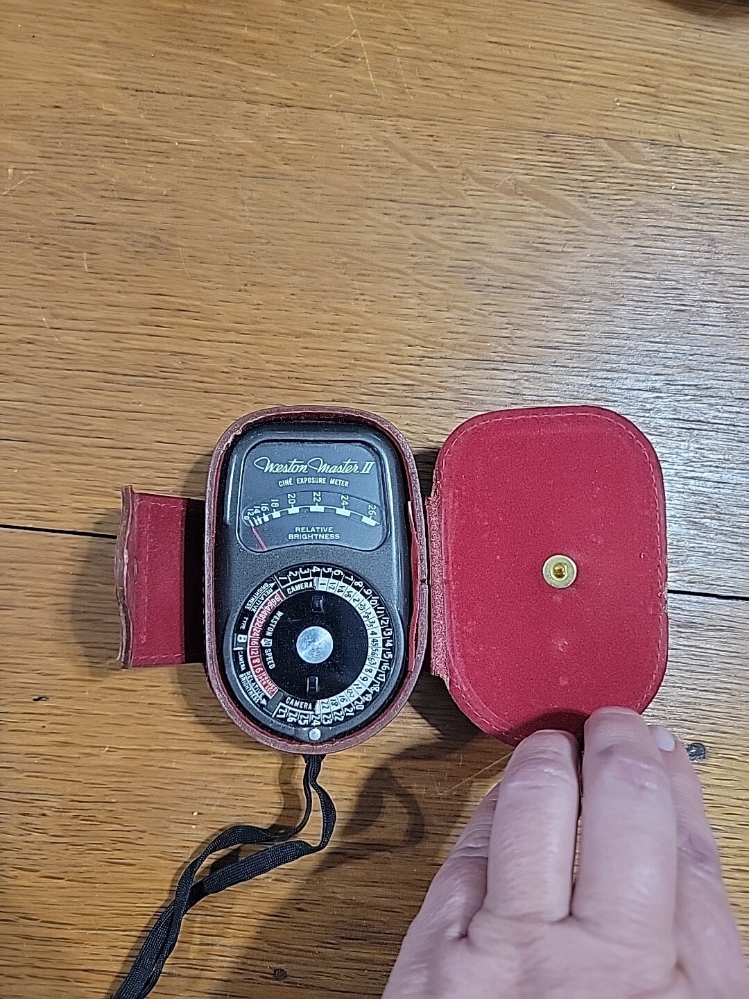 Weston Master II Cine Exposure Light Meter Model 736 with leather case Excellent