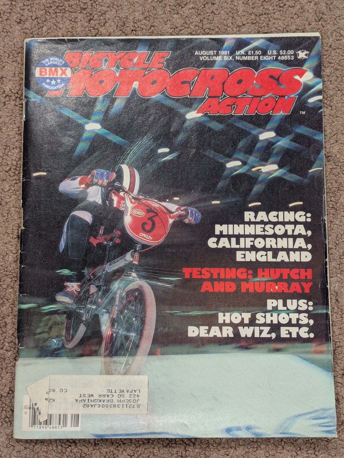 BMX Action Magazine - August 1981 (old school BMX)