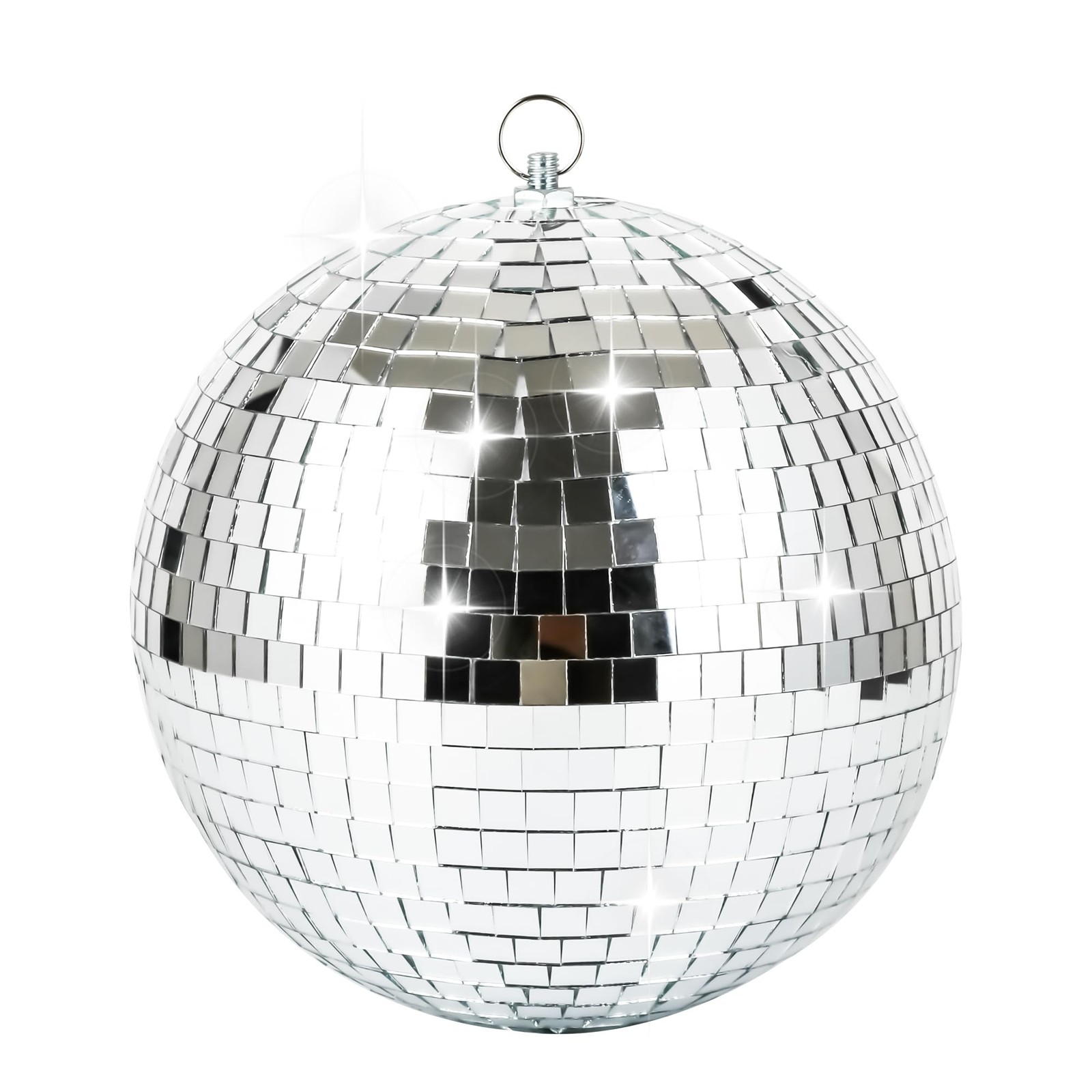 12" Disco Ball Decor Hanging Mirror Ball For Party Decoration Wedding Home