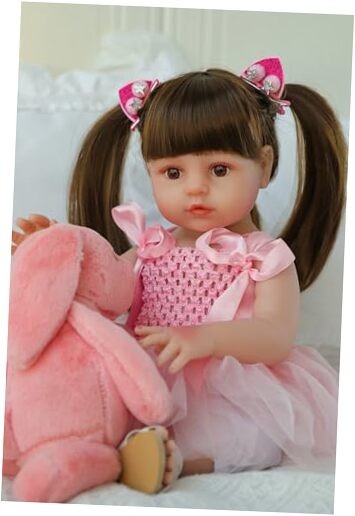  Lifelike Reborn Dolls Girl -20 Inch Realistic Baby Doll Newborn Baby Pink