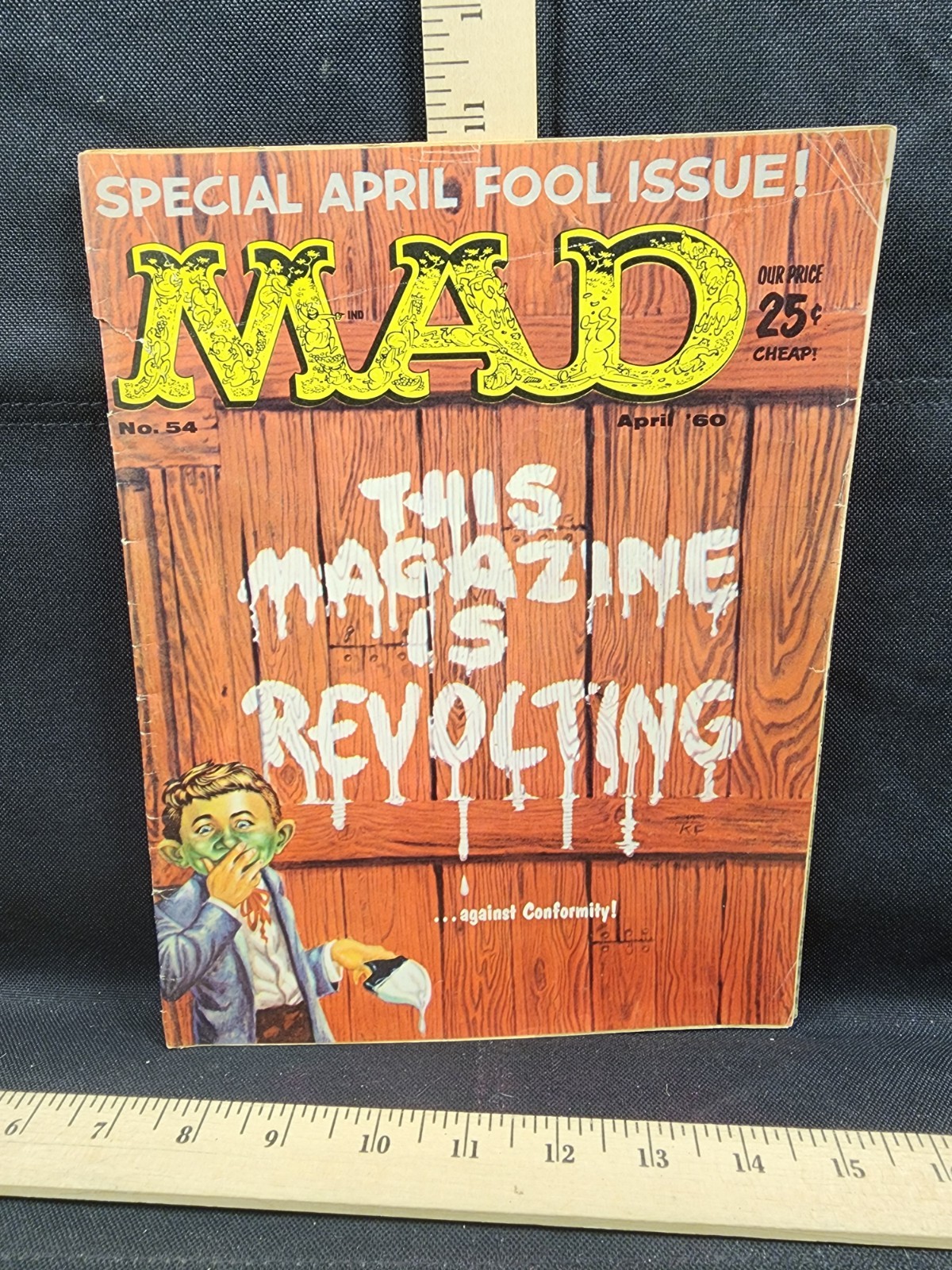 Mad Magazine #54 1960 April Special April Fool Issue Used Complete