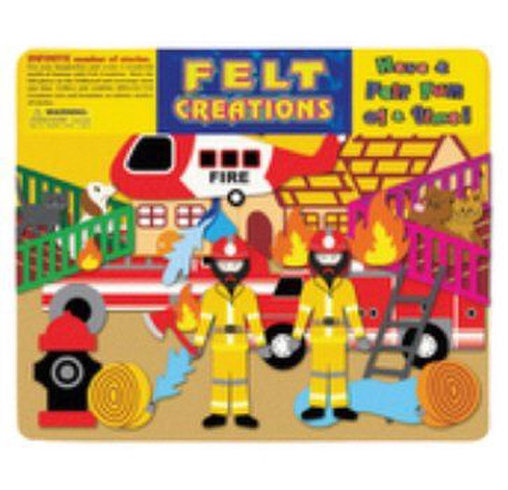 Fire Engine Felt Creations Play Set