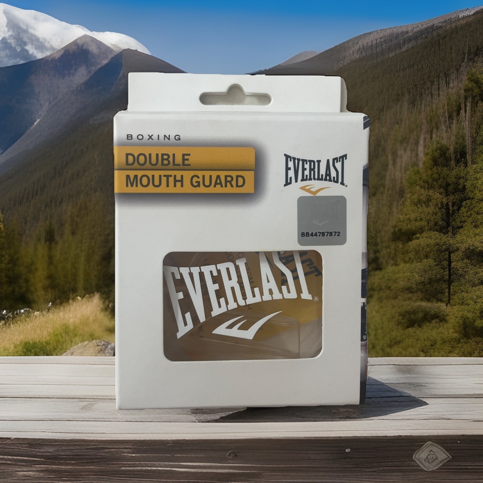 Everlast Double Mouth Guard With Case Boxing Contact Sport Lightweight Comfort