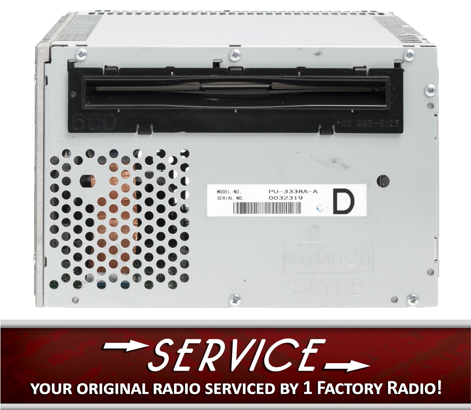 Remanufacture SERVICE 2010 Ford F-150 AM FM 6 CD MP3 Player Radio AL3T-19C158-BE