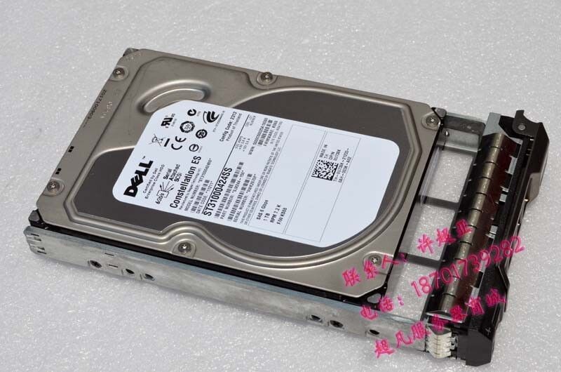 Dell 1TB 6G 7.2K 3.5" SAS U738K 0U738K HDD Hard Drive