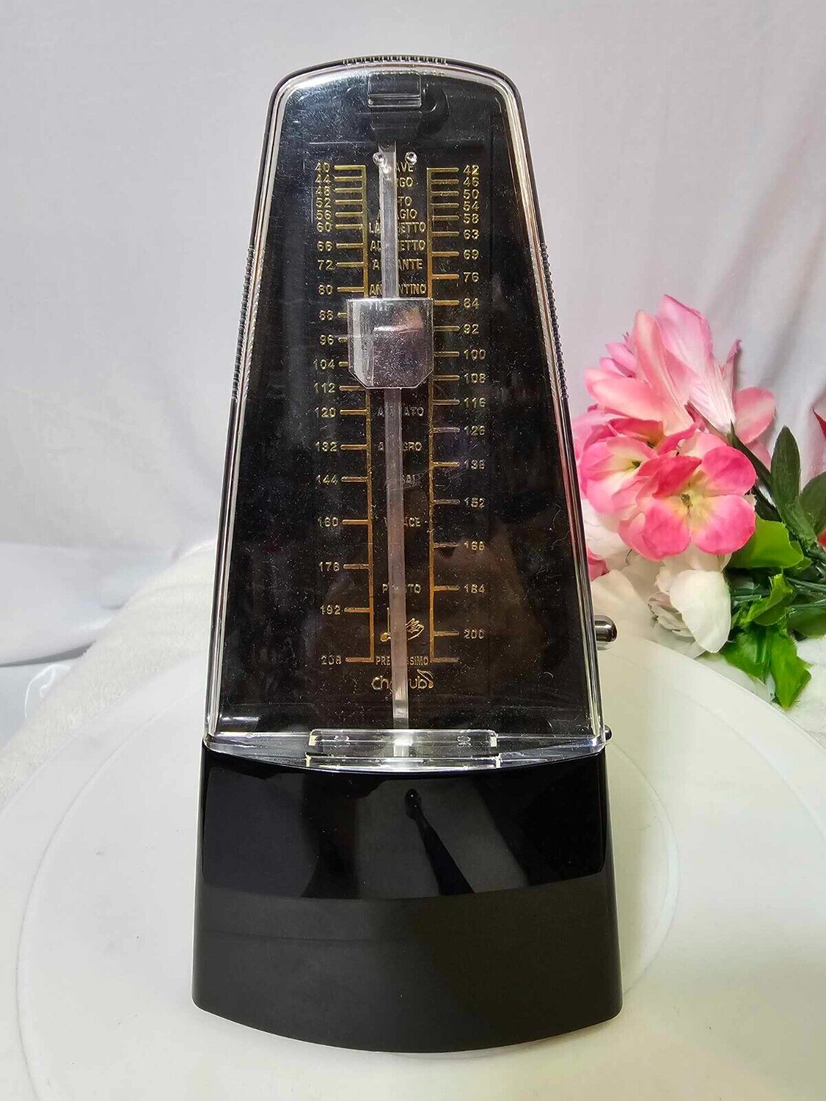 Cherub Mechanical Metronome WSM 330- Works - Black - A15