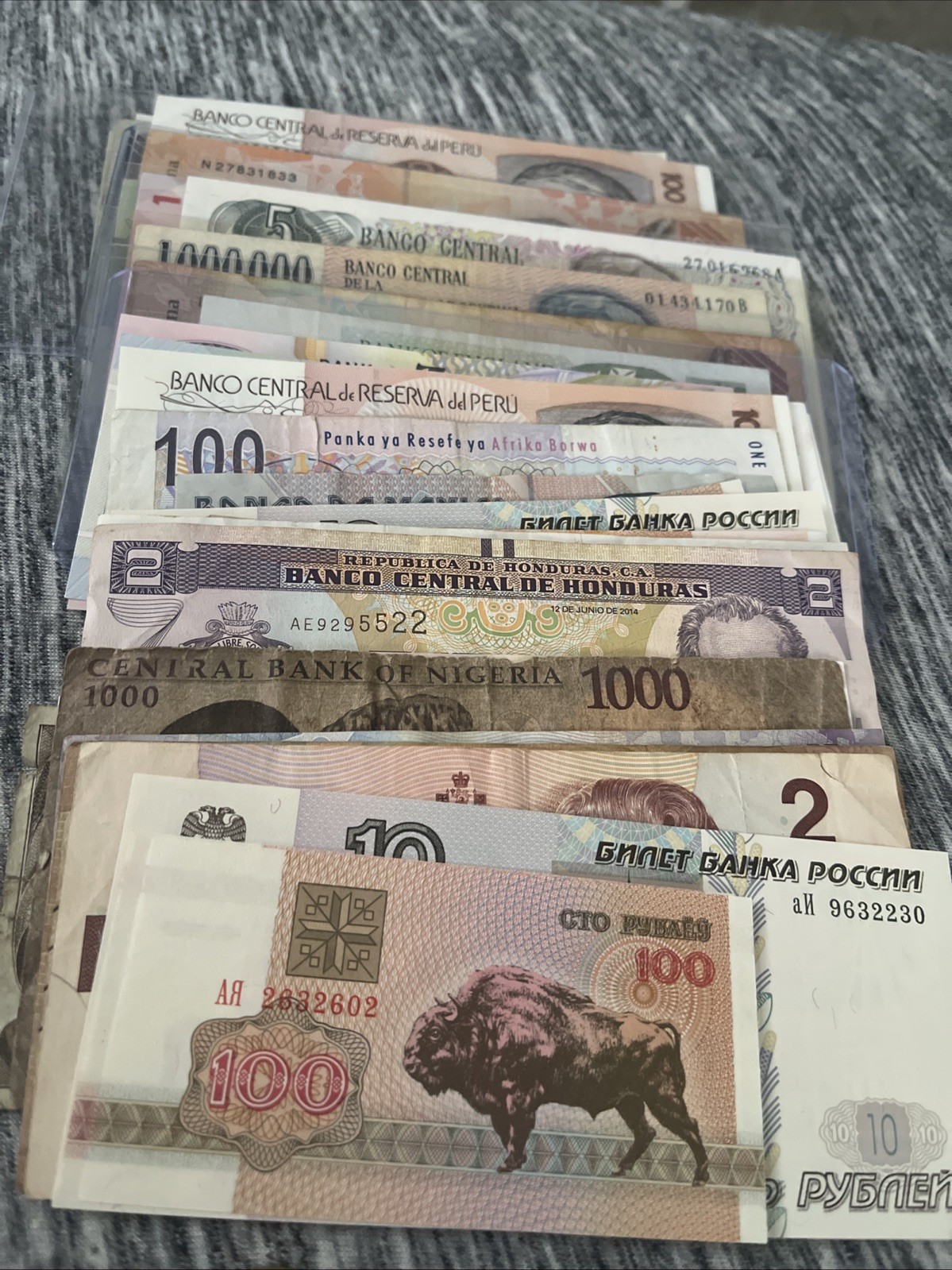 Foreign Banknote and Coin Collection Foreign Currency Lot
