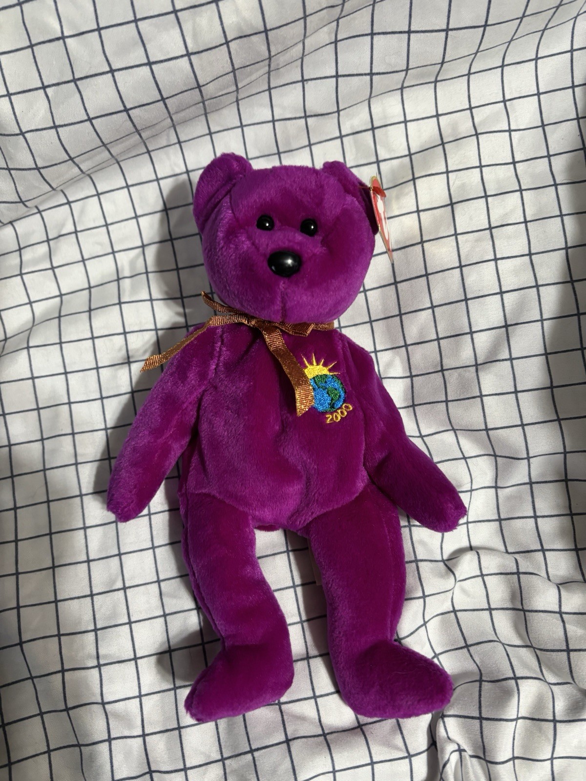 Ty Beanie Babies Millennium Bear Retired Original, Ages 3+, 3-4 & 8-11