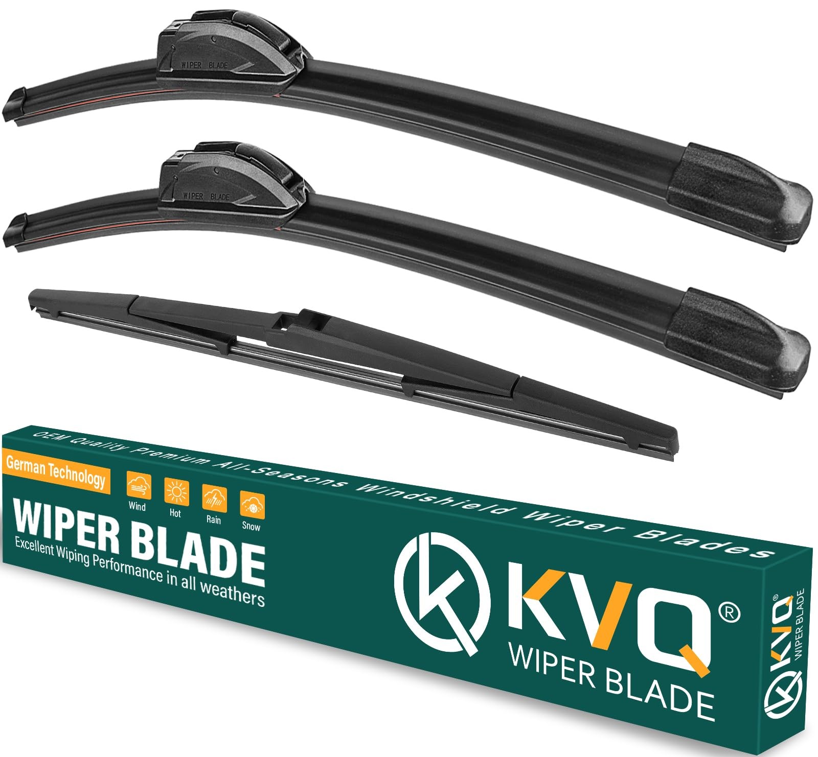 KVQ Windshield Wiper Blades Replacement for Toyota Sienna 28"/20"/16" 