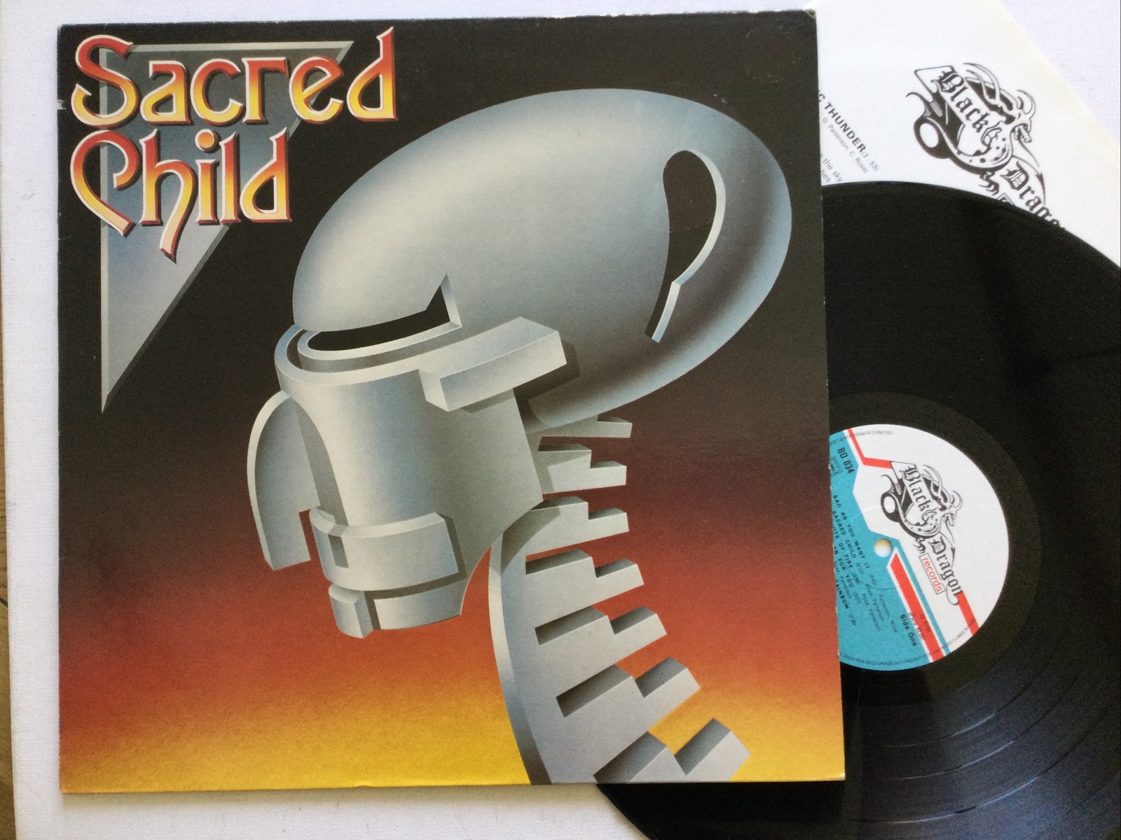 Sacred Child: Rare Self titled 12’ Vinyl LP. BD034 1988: EX / EX ++ Free UK Post