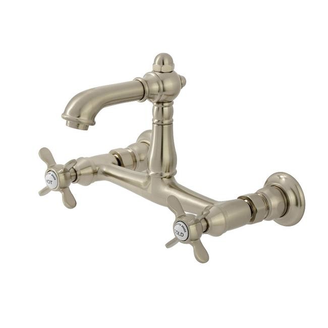 Kingston Brass KS7258BEX 8 x 7.68 x 5.81 in. Essex Double-Handle Wall Mount B...