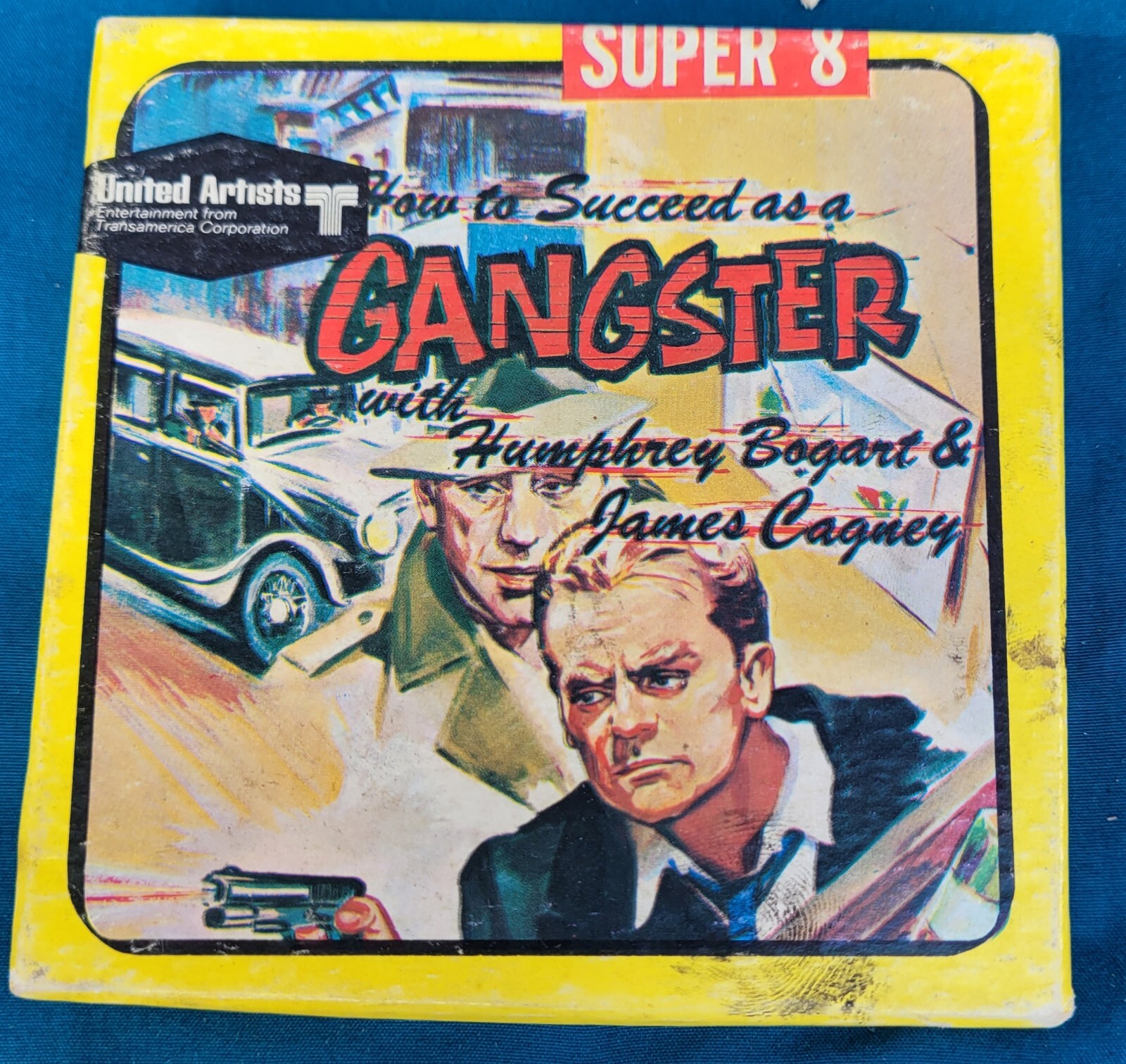 Vintage 8mm movie on Super 8 Humphrey Bogart James Cagney Succeed As A Gangster 