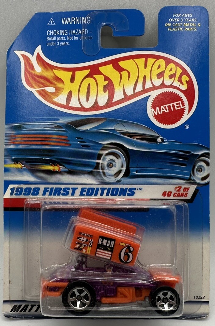 Hot Wheels 1998 First Edition R-Man # Of 40 Cars Collector #640 Mattel Die-Cast