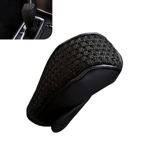 Car Gear Shift Cover, Leather Anti-Slip Auto Gear Shift Knob Cover, Waterproof 