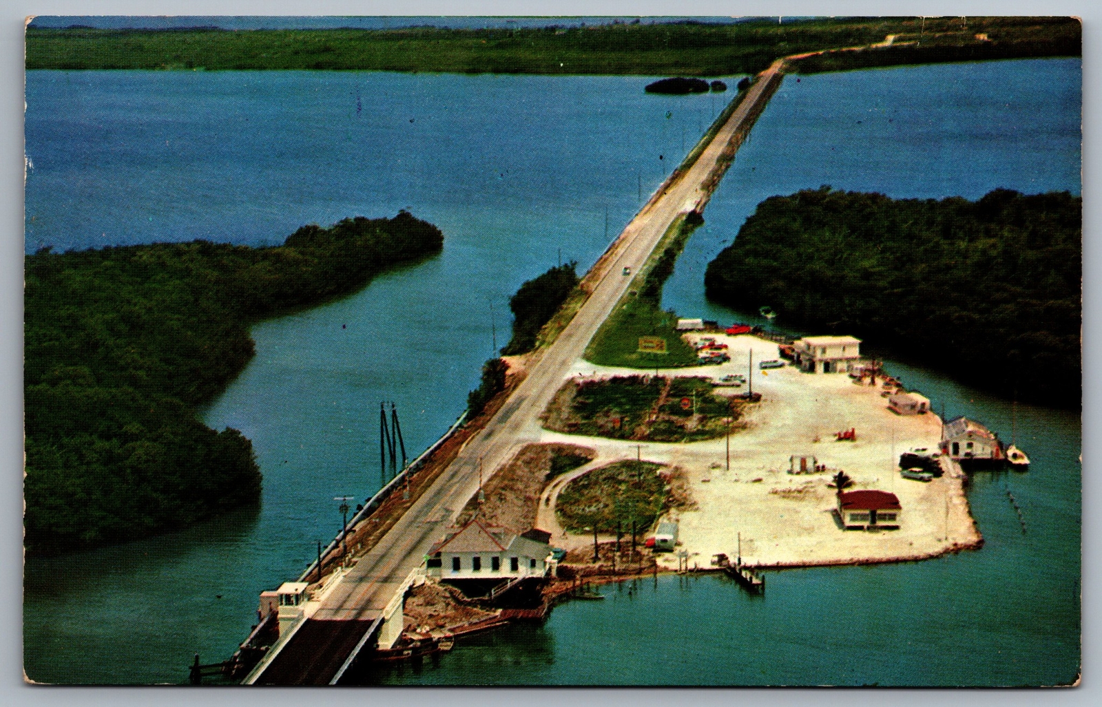 Jewfish Creek Overseas Highway Where Keys Meet The Mainland Florida FL Postcard