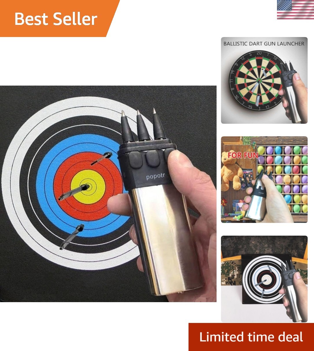 Elite Self-Defense Ballistic Dart Gun - Durable & Accurate Shooting Tool