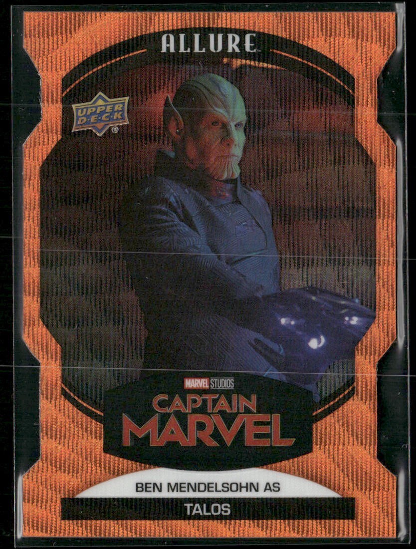 2022 UD Marvel Allure Orange Slice Die Cut #90 - Ben Mendelsohn as Talos