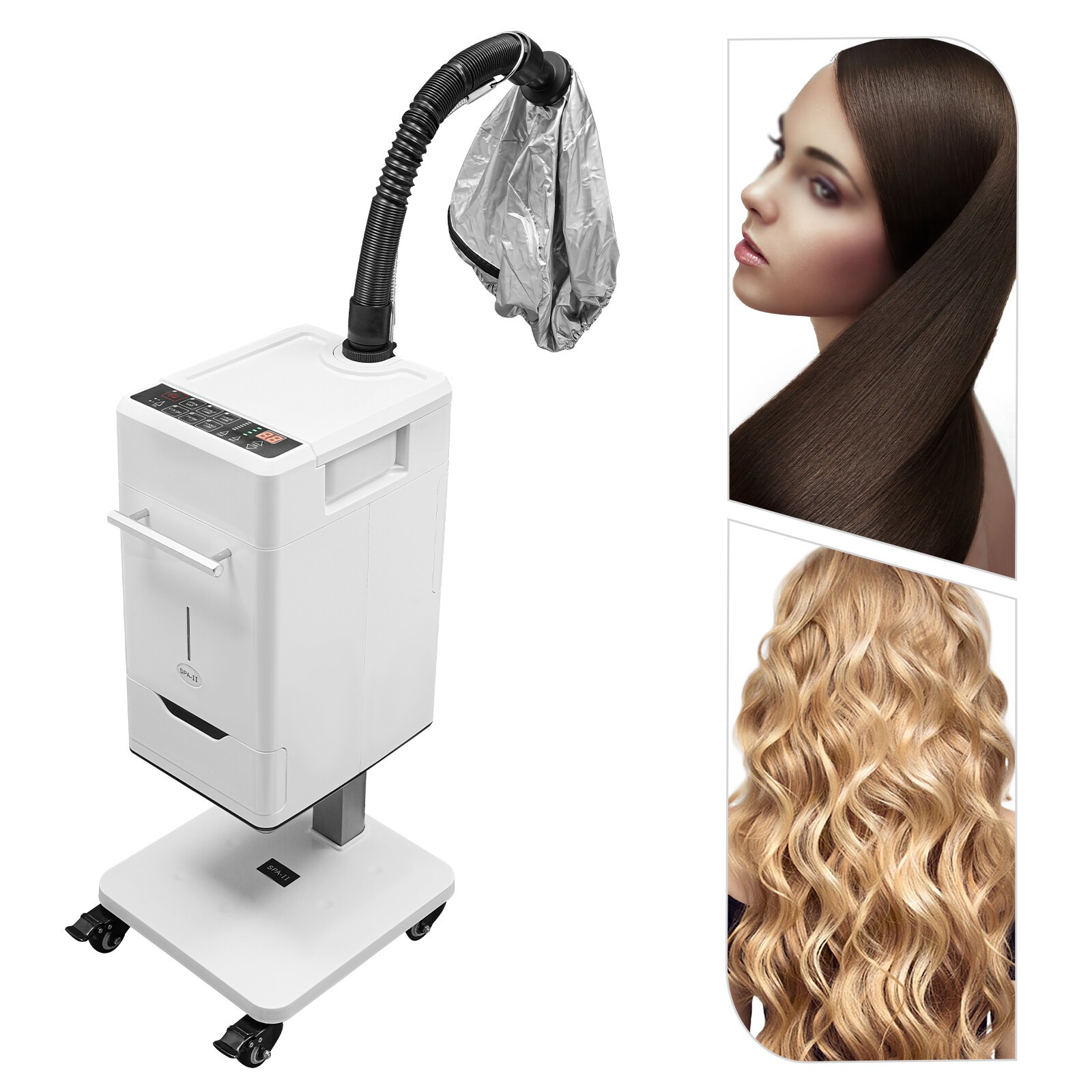 Vertical Nano Hair Steamer Versatile Anion Hair Color Processor Salon Spa 1400ML
